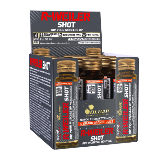 OLIMP - R-Weiler Shot Szklana Ampułka - 9x 2x 60ml