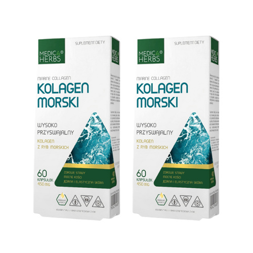 MEDICA HERBS - Kolagen Morski 450mg - 2x 60caps.