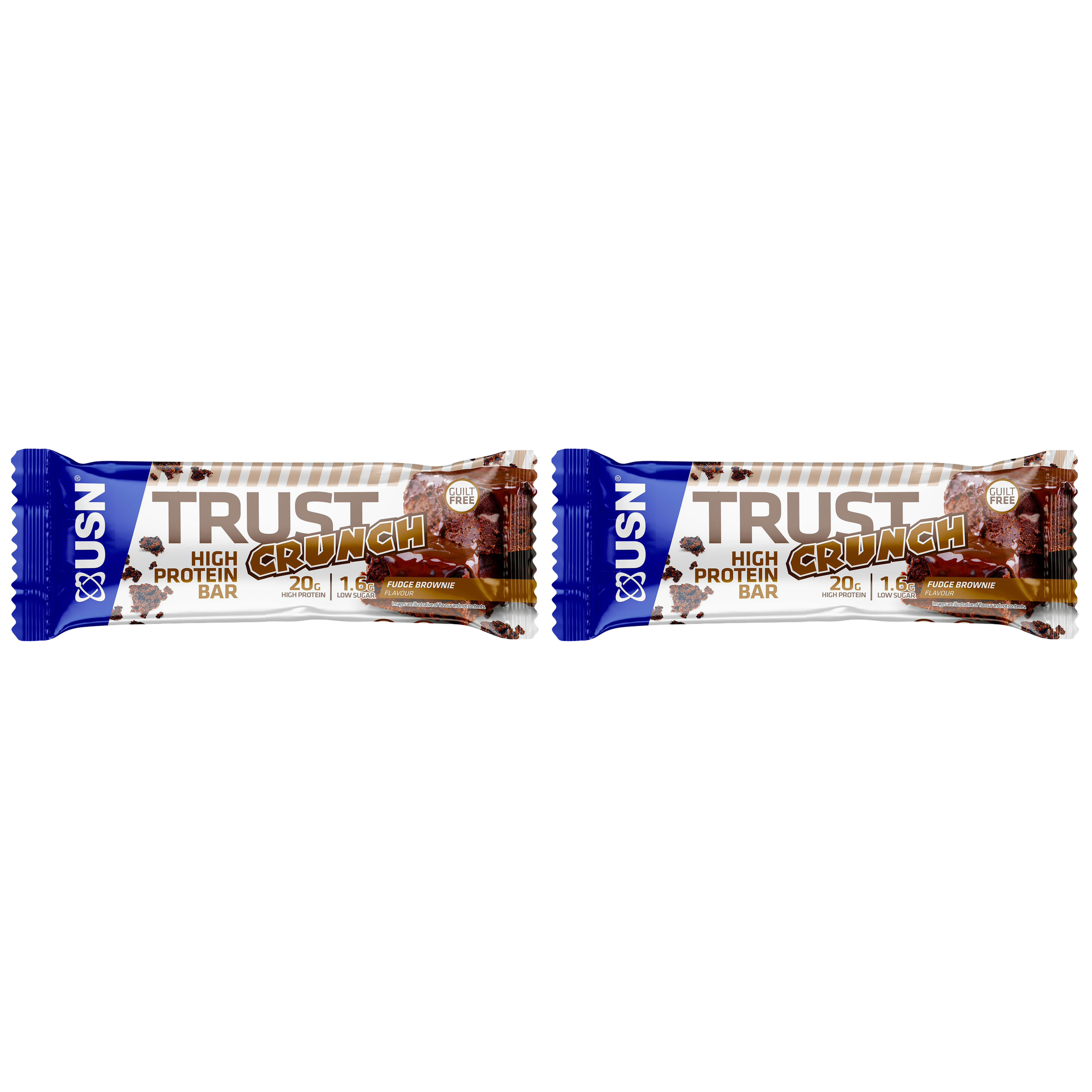 Ultimate Sports Nutrition USN Trust Crunch - 2x 60g