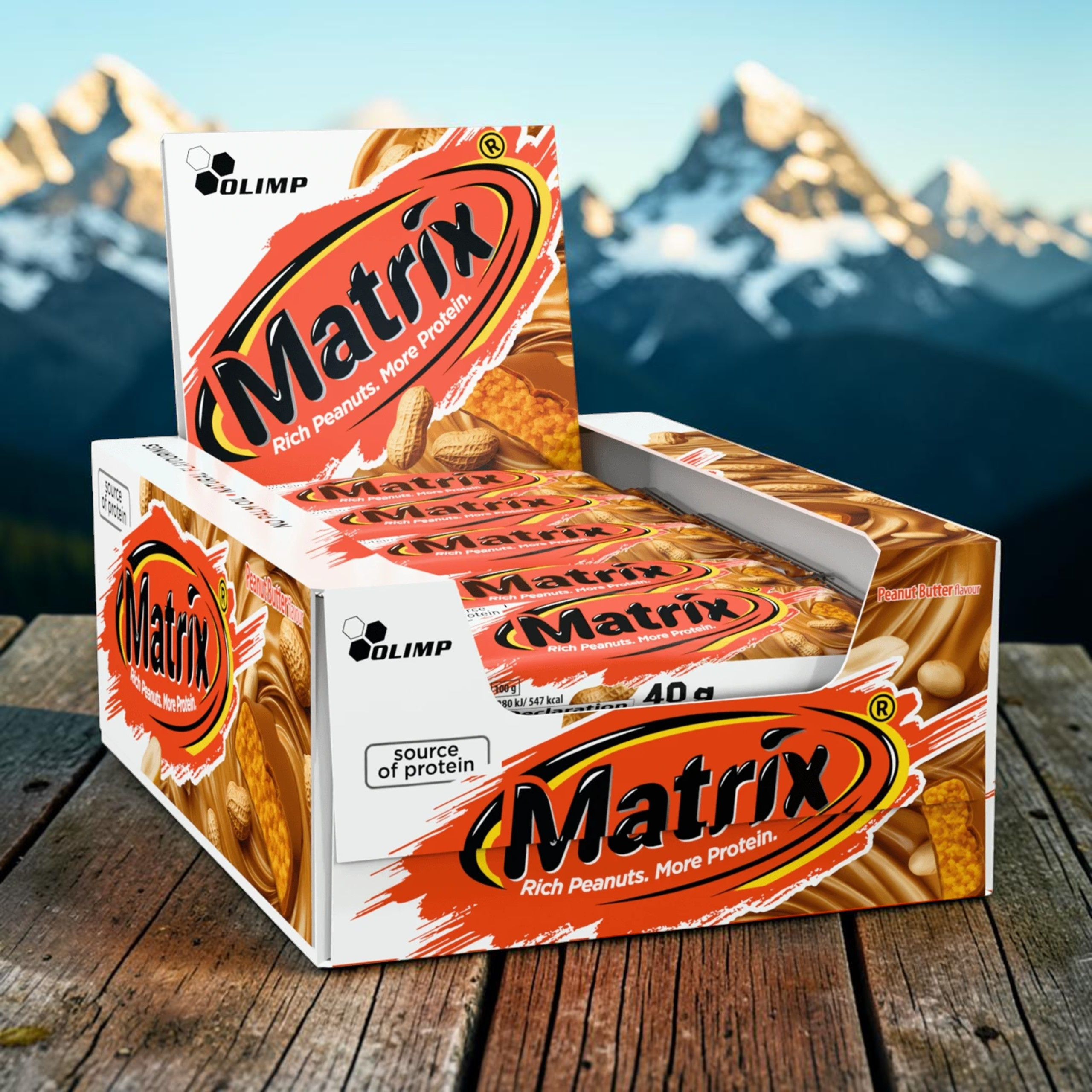 OLIMP - Matrix Bar - 25x 40g - Peanut Butter