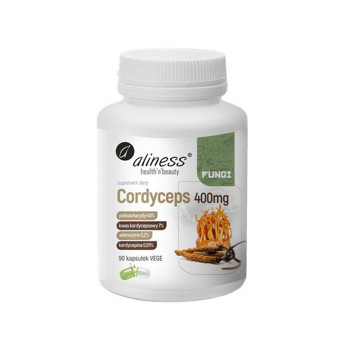 ALINESS - Fungi Cordyceps 400mg - 90vcaps.