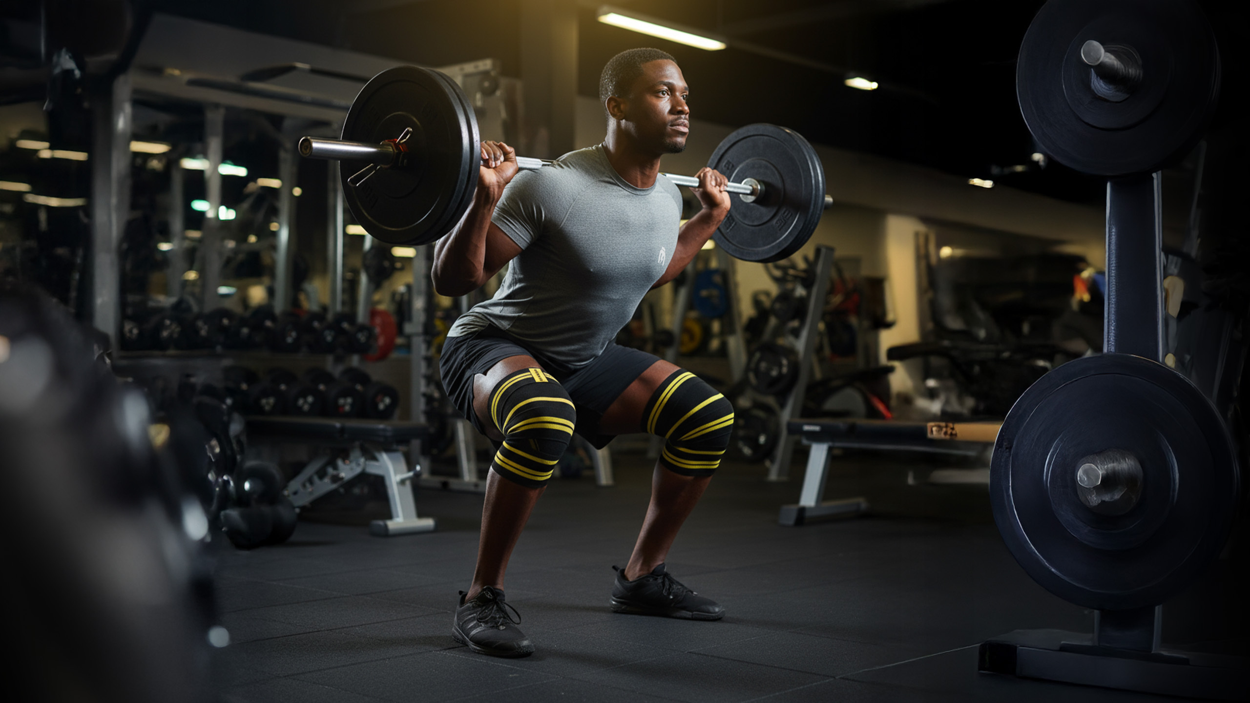 HIRO.LAB Knee Wraps - Rubber Logo New - 3x Opaski usztywniające na kolana