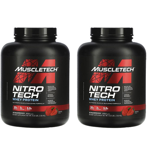 MUSCLE TECH Nitro Tech Whey Protein - 2x 1820g