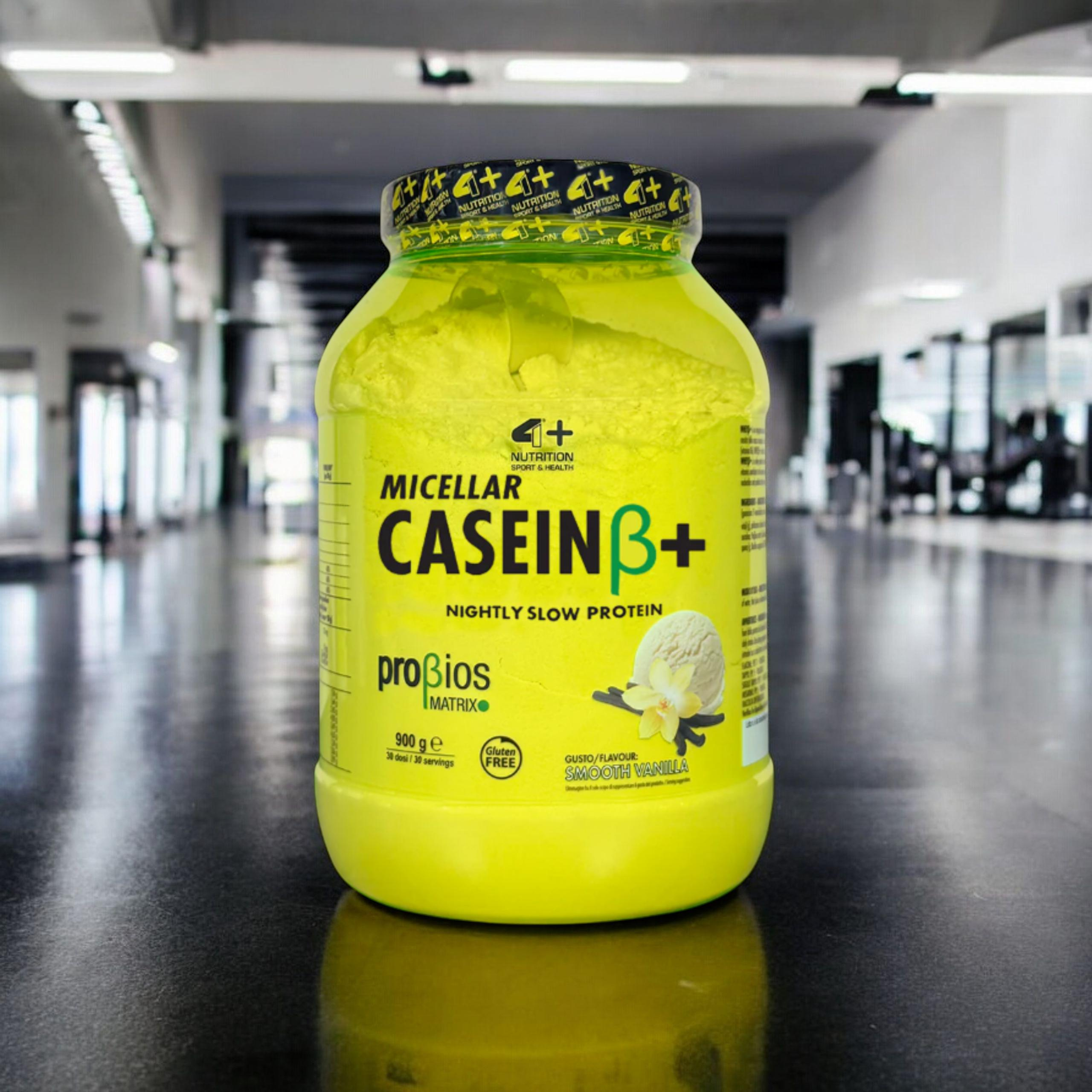 4+ NUTRITION - Micellar Casein+ - 900g - Smooth Vanilla