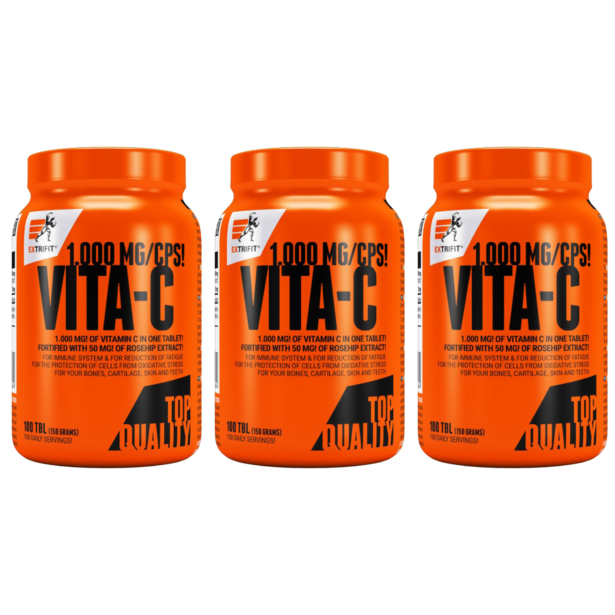 EXTRIFIT Vita-C 1000mg Time Release - 3x 100tabs