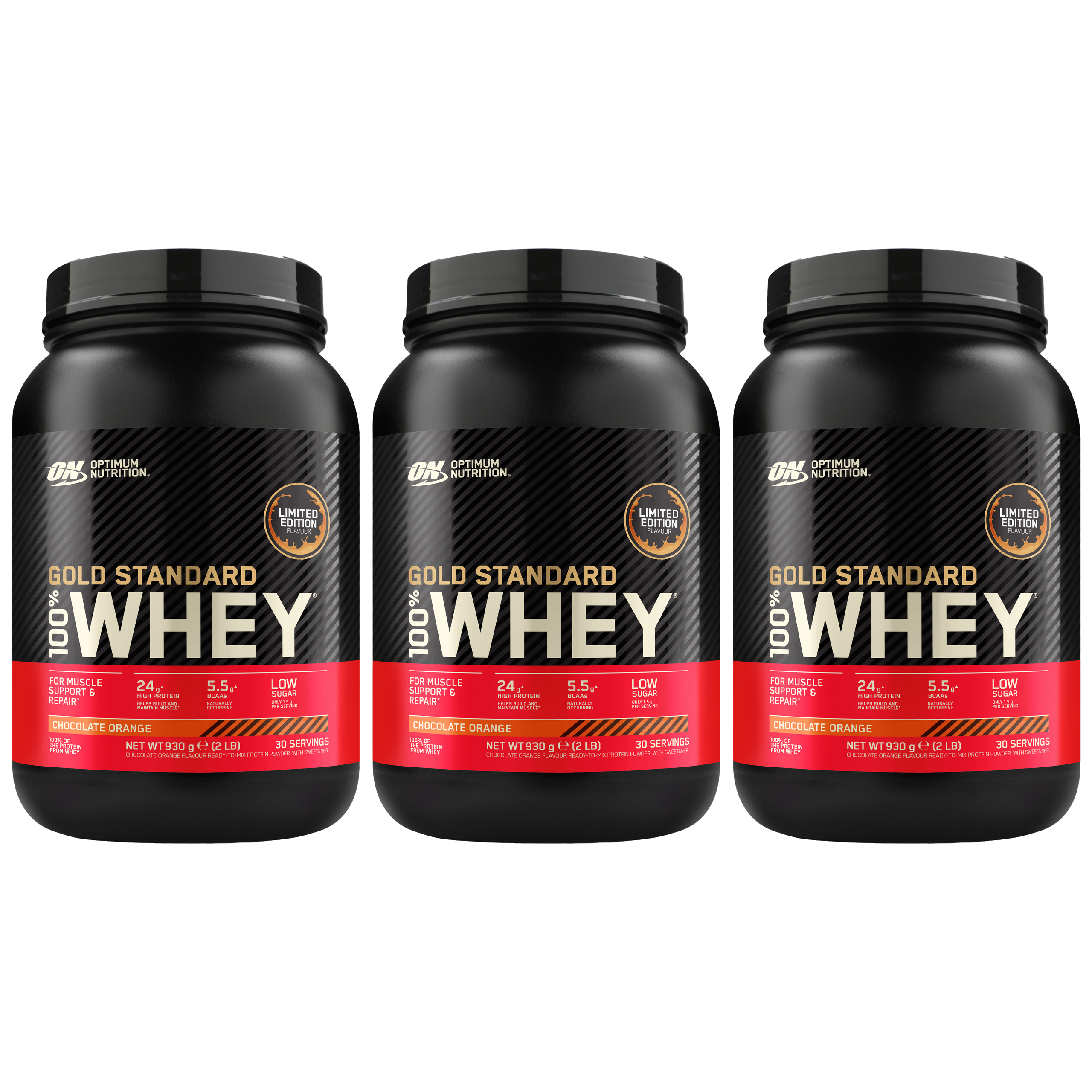 OPTIMUM NUTRITION Whey Gold Standard - 3x 930g