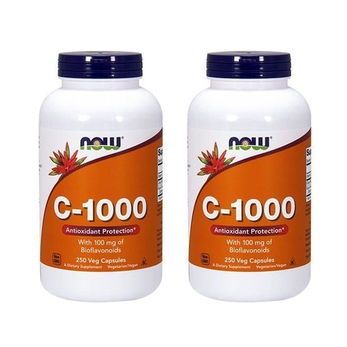 NOW Vitamin C-1000 Boiflavonoids - 2x 250vegcaps