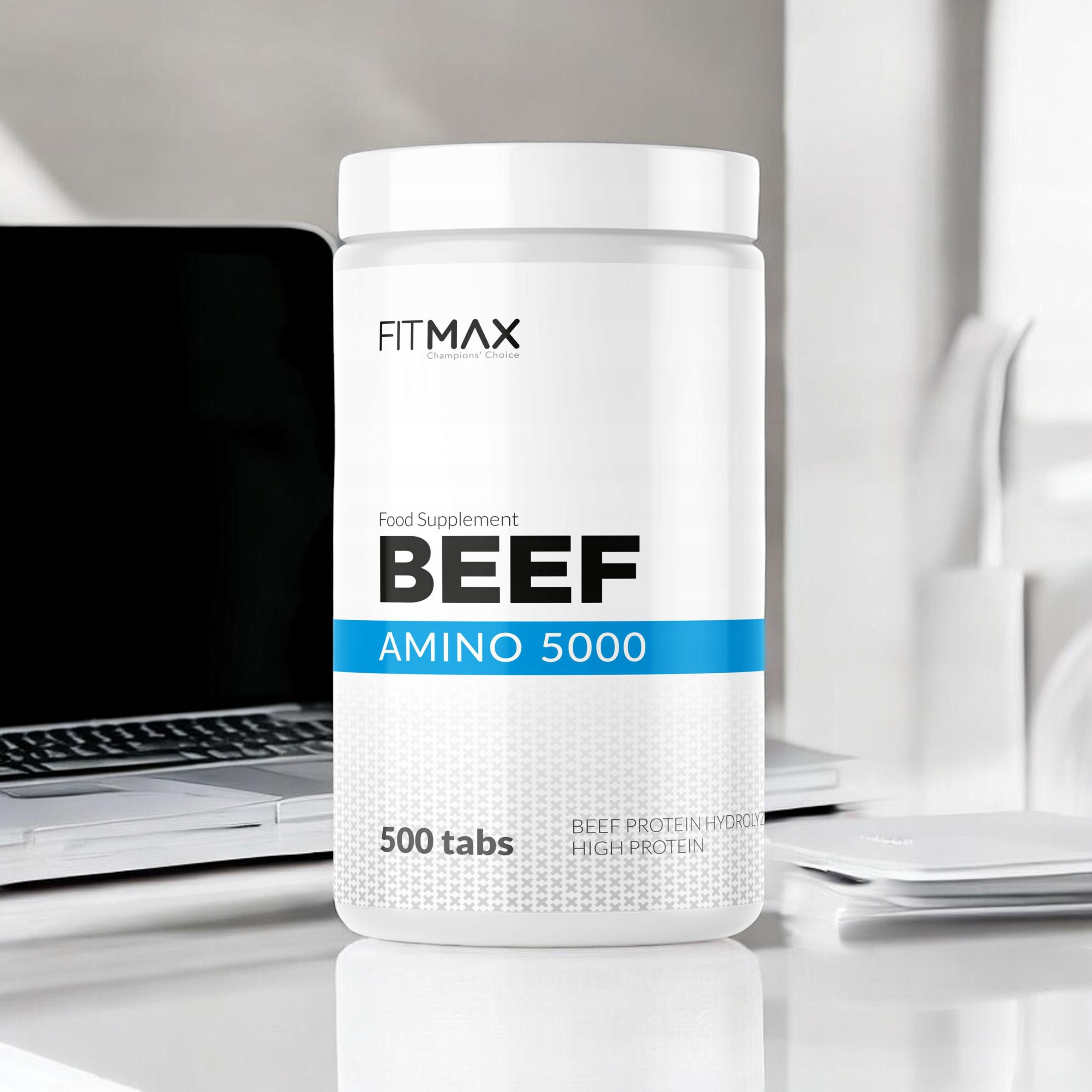 FITMAX Beef Amino 5000 - 3x 500tabs