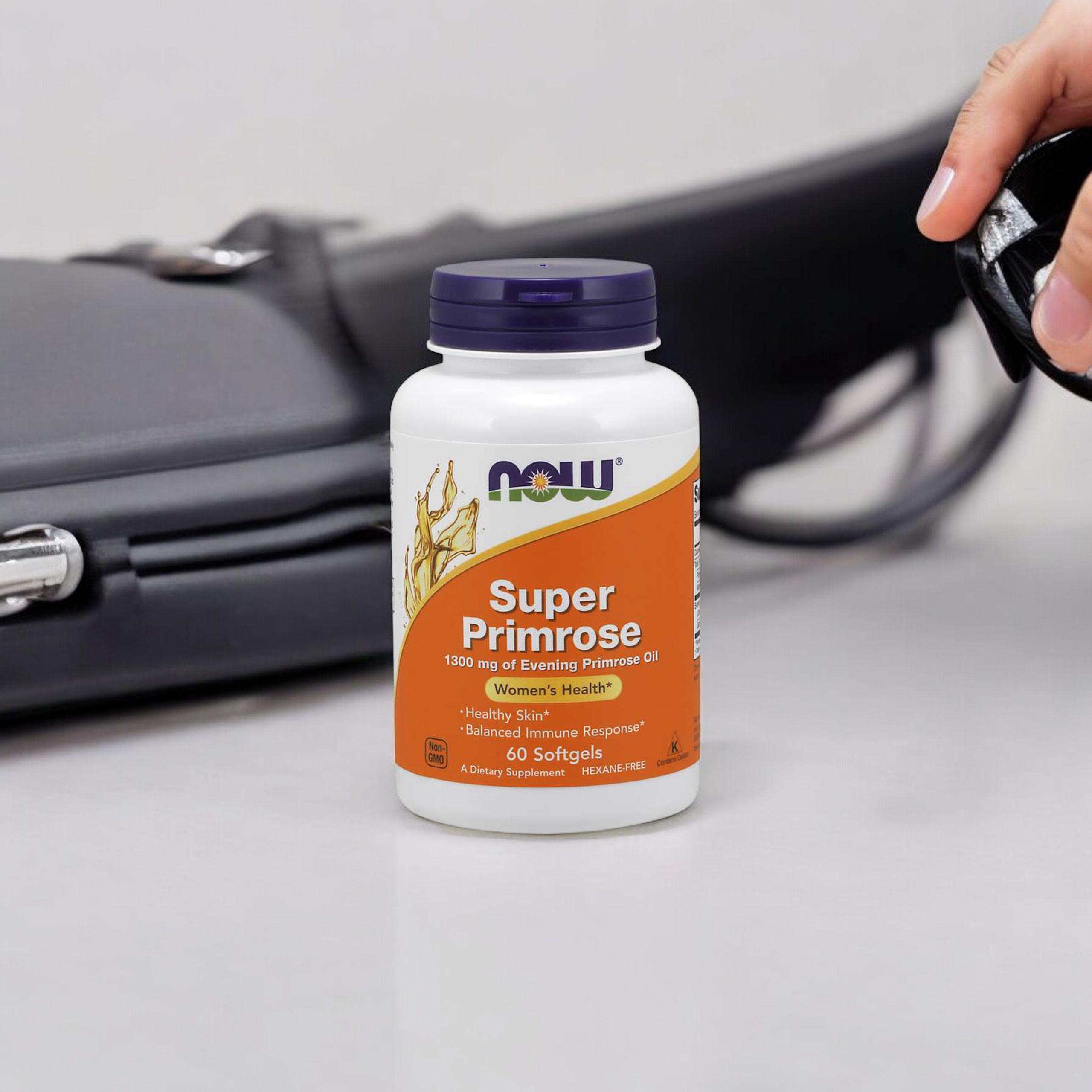 NOW Super Primrose - 60softgels. - Olej z Wiesiołka Dwuletniego