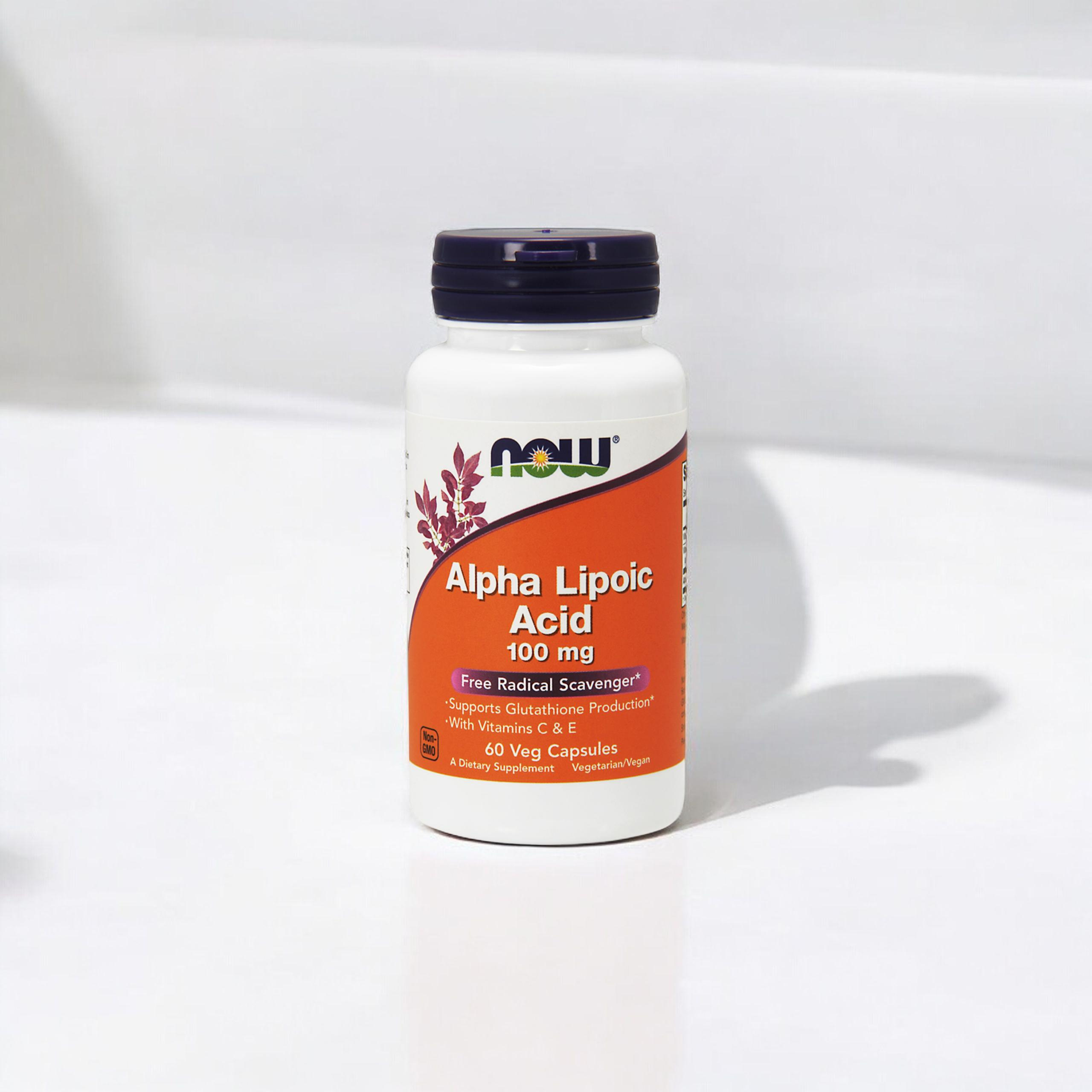 NOW Alpha Lipoic Acid 100mg - 2x 60vegcaps