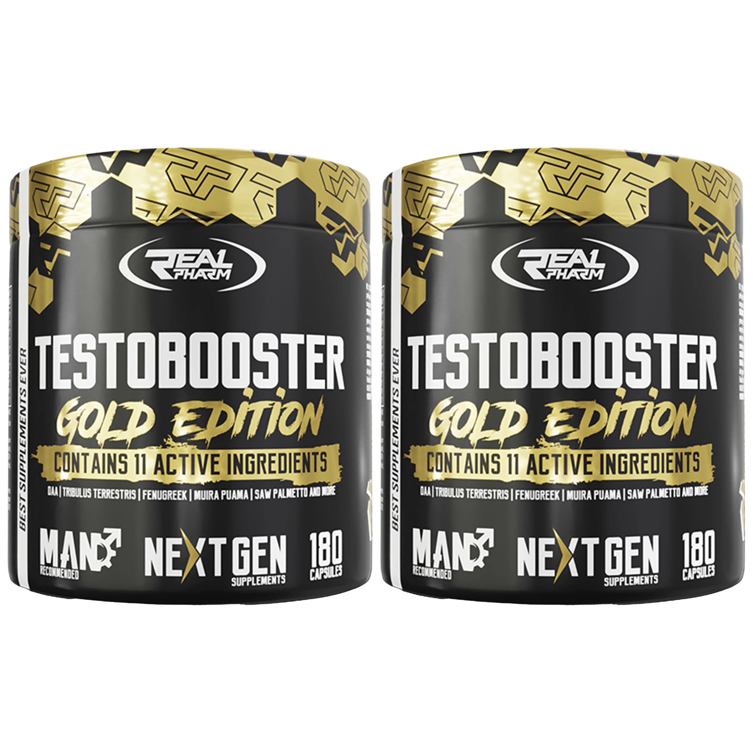 REAL PHARM - Testobooster Gold Edition - 2x 180caps.