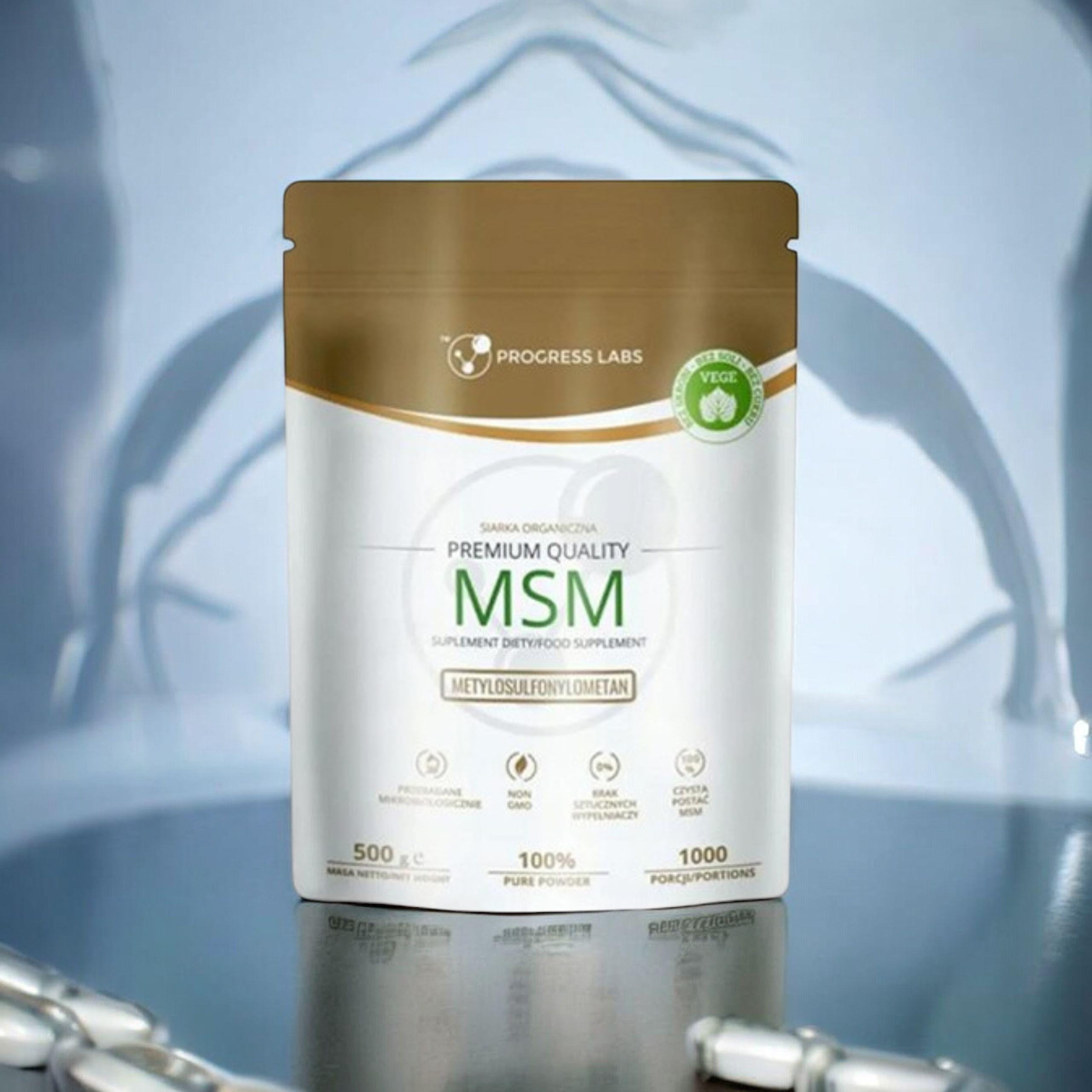 PROGRESS LABS MSM (Siarka Organiczna) - 500g