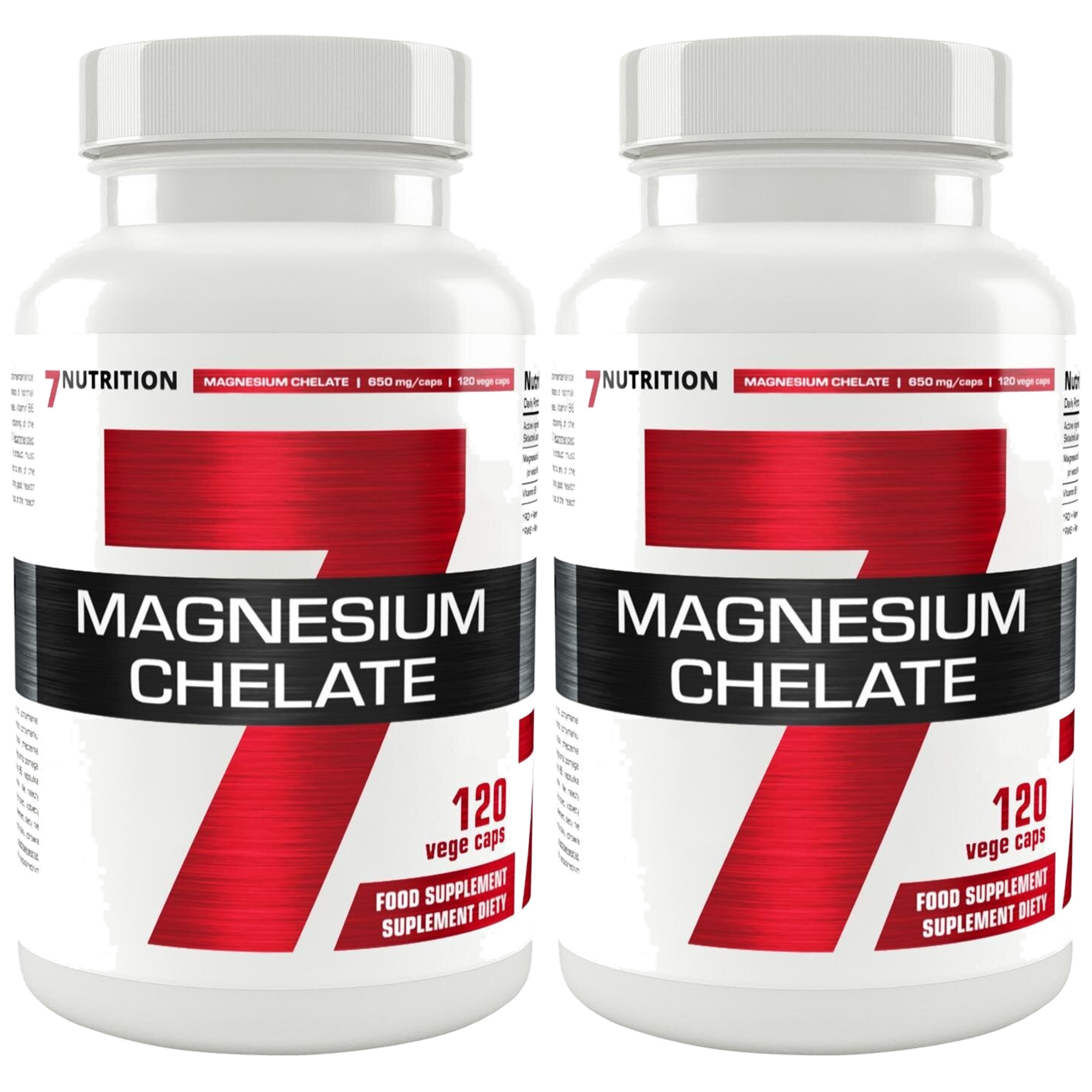 7 NUTRITION - Magnesium Chelate - 2x 120vegan capsules