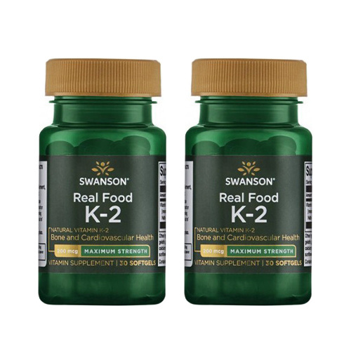 SWANSON Vitamin K2 200mcg - 2x 30softgel
