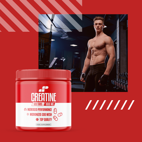 2x MP NUTRITION Creatine 1000mg - 120tabs