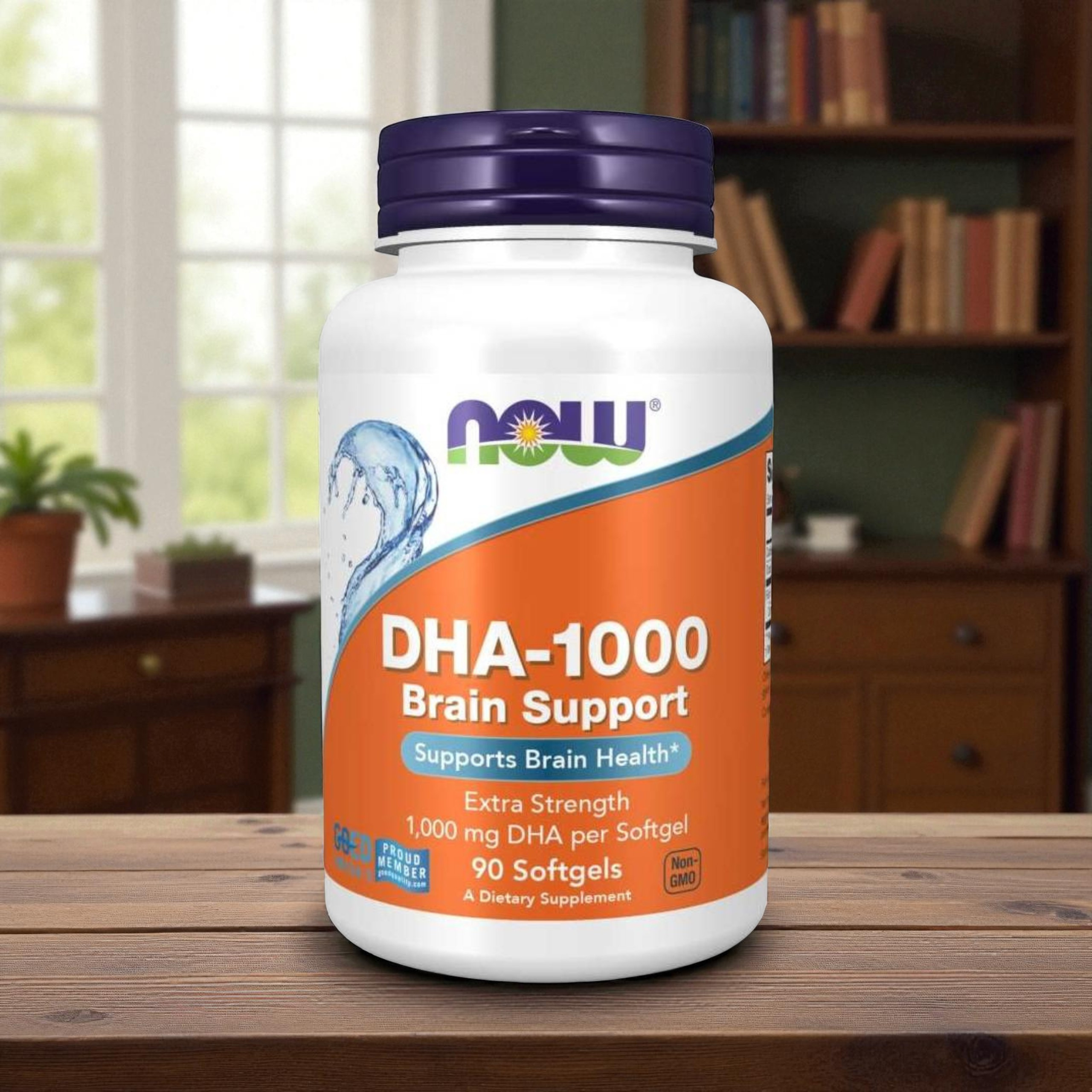 NOW - DHA 1000mg - 2x 90softgels