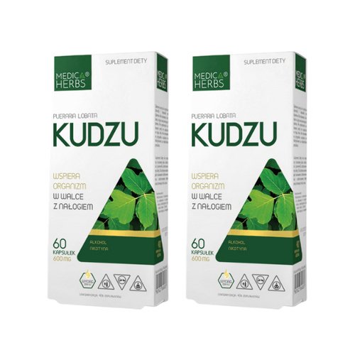 MEDICA HERBS - Kudzu 600mg - 2x 60caps.