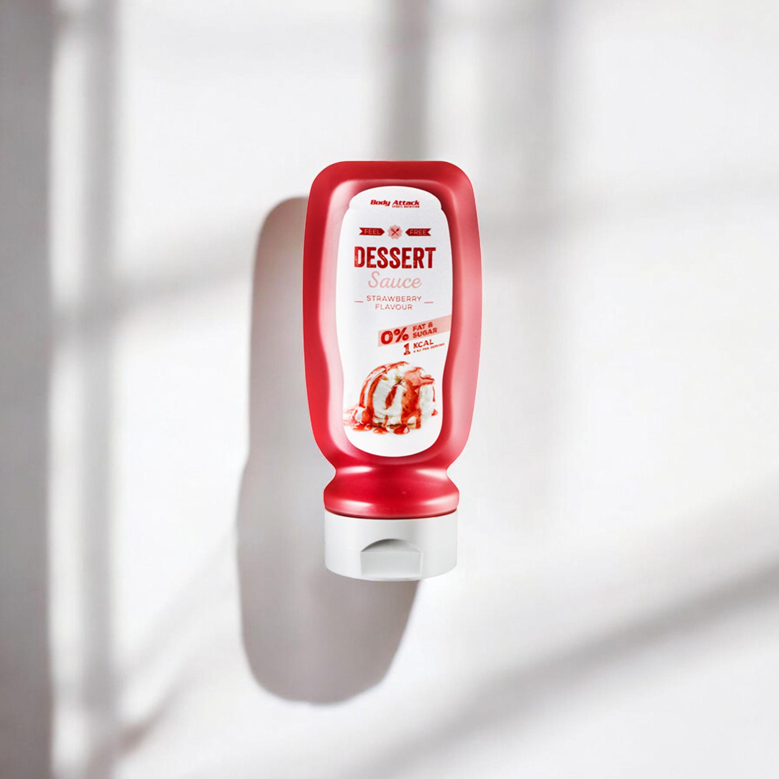 BODY ATTACK Dessert Sauce Strawberry Flavour - 320ml