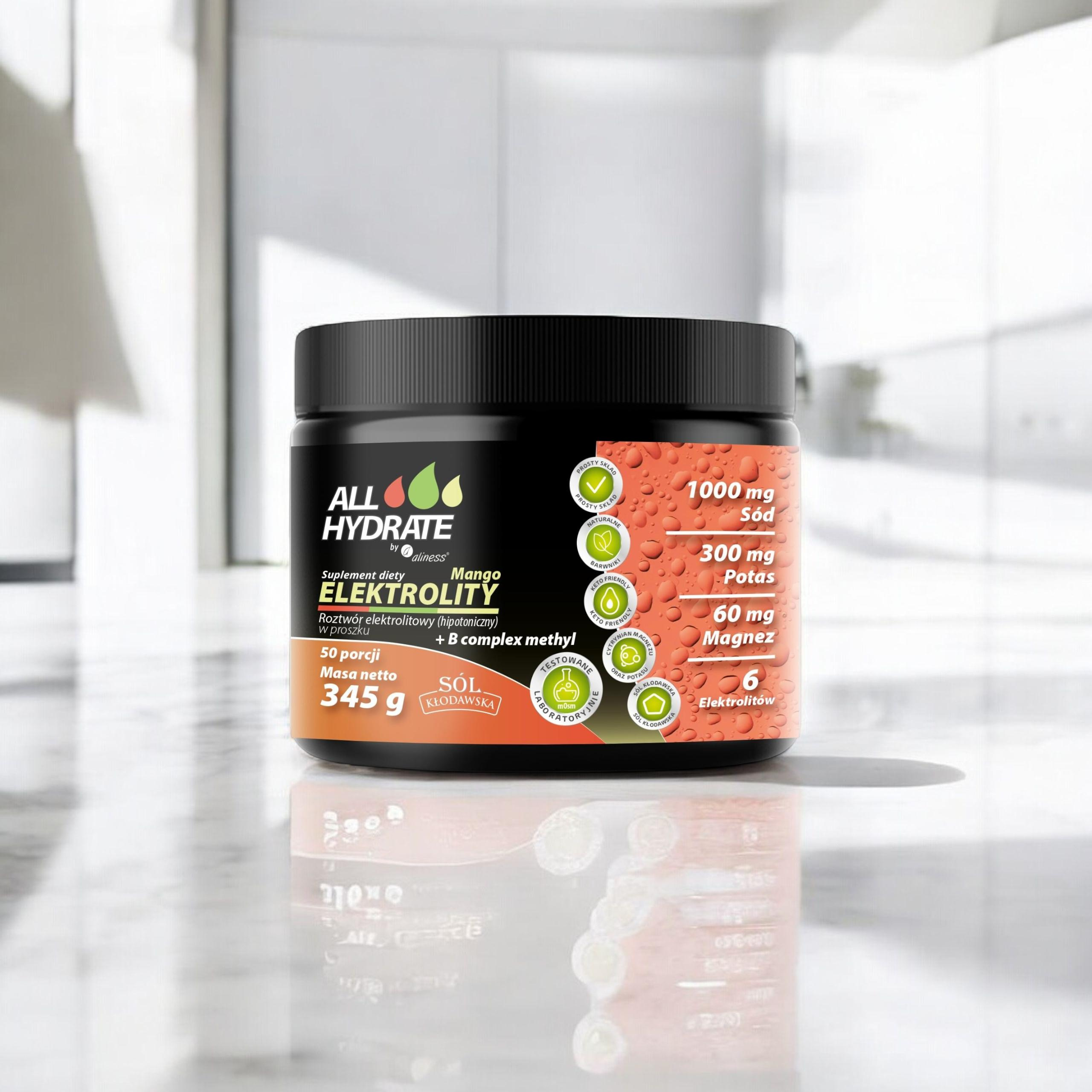 ALINESS - ALL Hydrate Elektolity + B Complex Methyl - 345g 