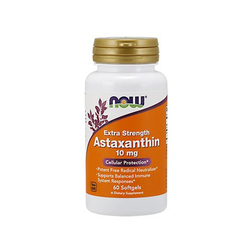 NOW Astaxanthin 10mg - 2x 60softgels (Extra Strength)