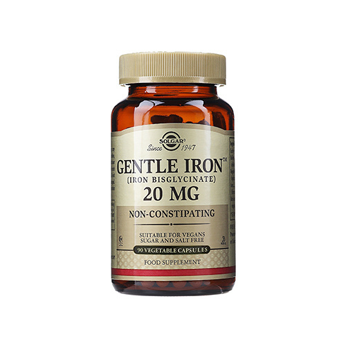 SOLGAR Gentle Iron 20mg - 90vegcaps