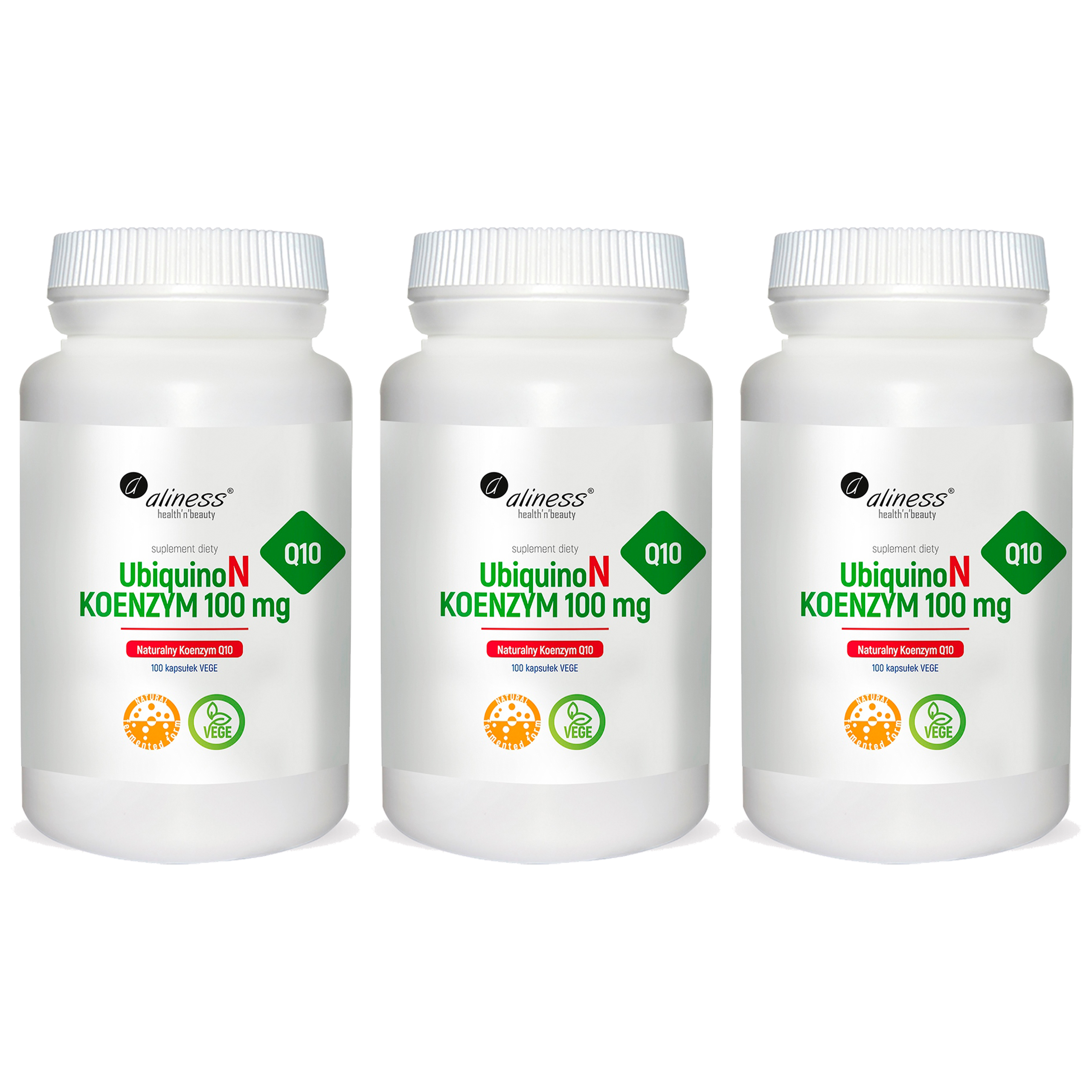 ALINESS UbiquinoN Koenzym Q10 100 mg - 3x 100caps