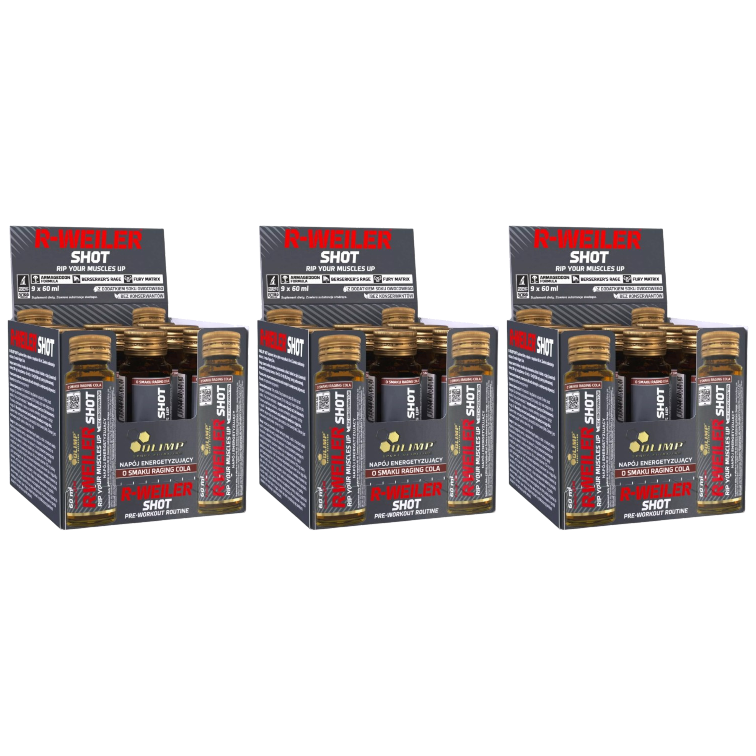 OLIMP - R-Weiler Shot - 9x 3x 60ml  Cola