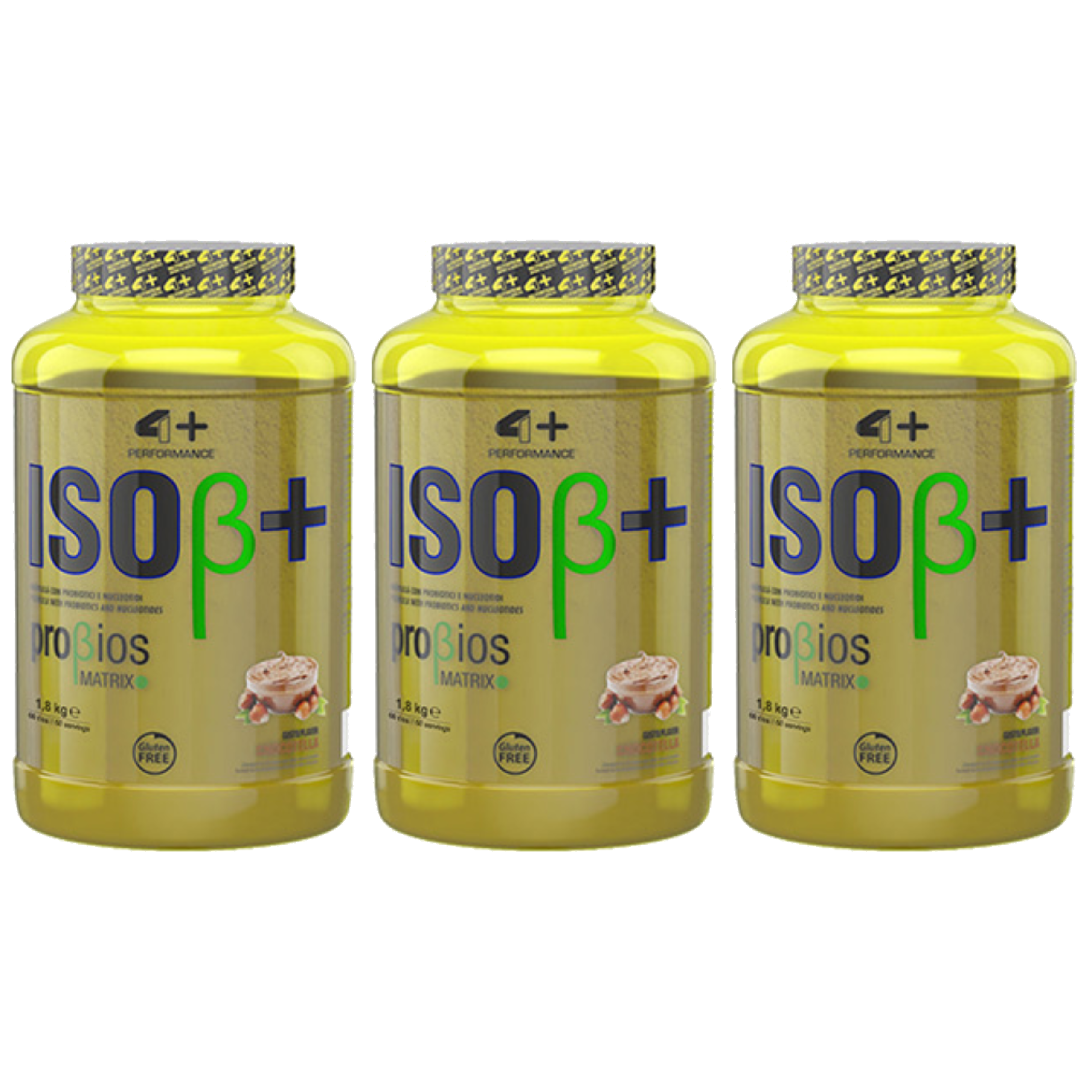 4+ NUTRITION ISO+ Probiotics - 3x 1800g