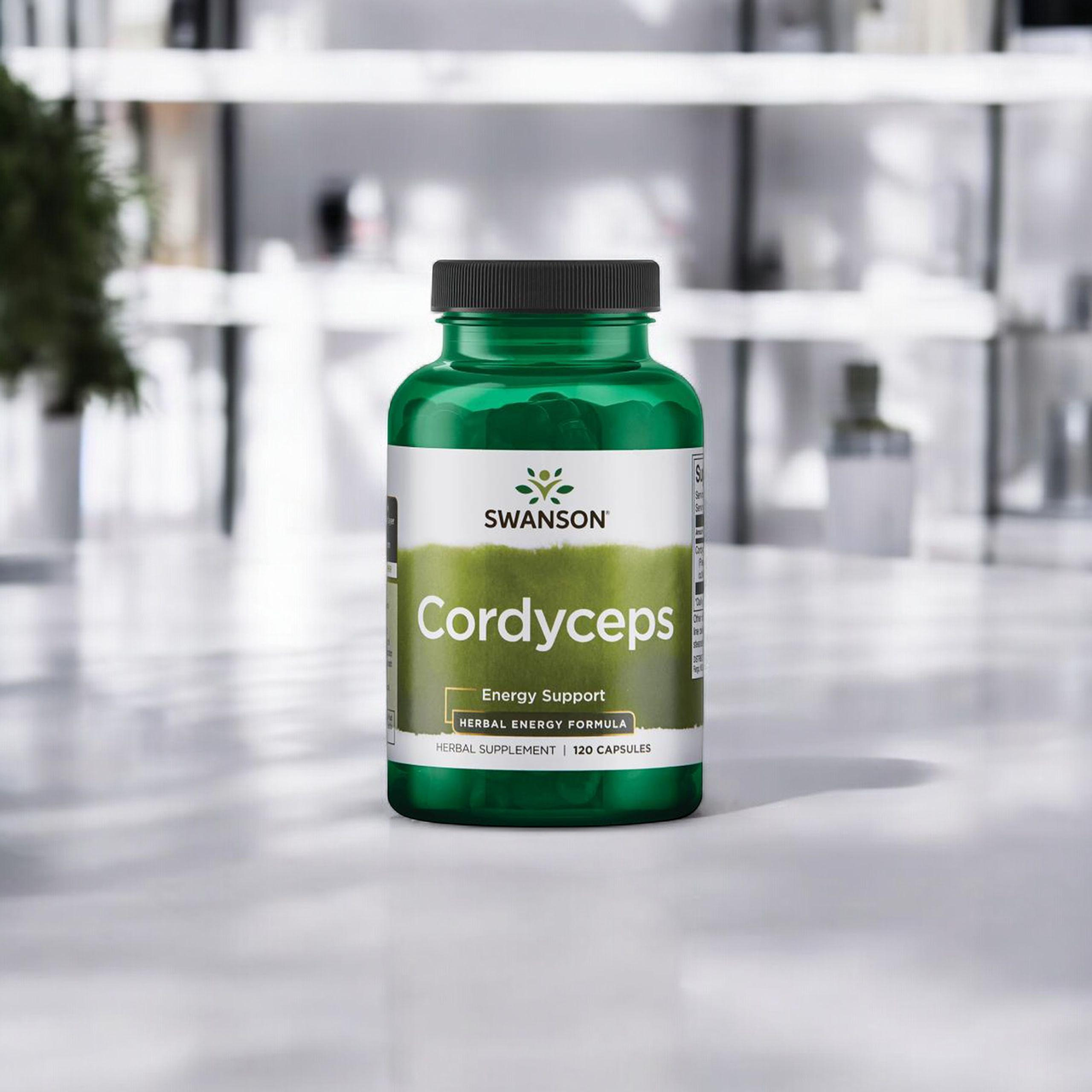 SWANSON Cordyceps 600mg - 3x 120caps