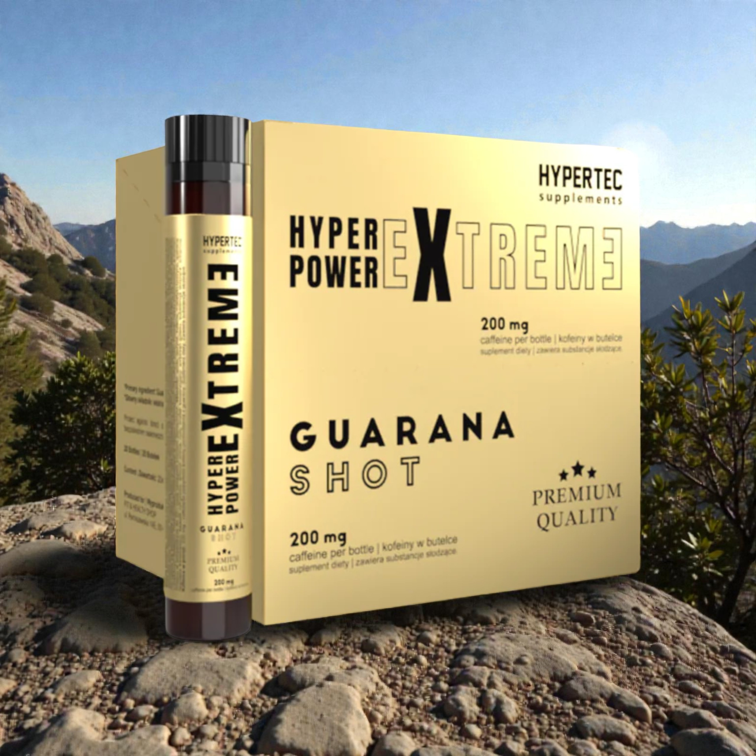 HYPERTEC SUPPLEMENTS - Guarana Shot - 20x 2x 25ml