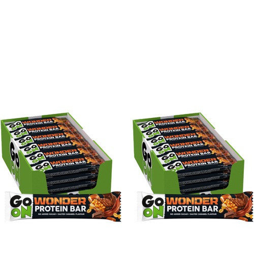 SANTE - Baton Go On Wonder Protein - 24x 2x 45g - Salted Caramel