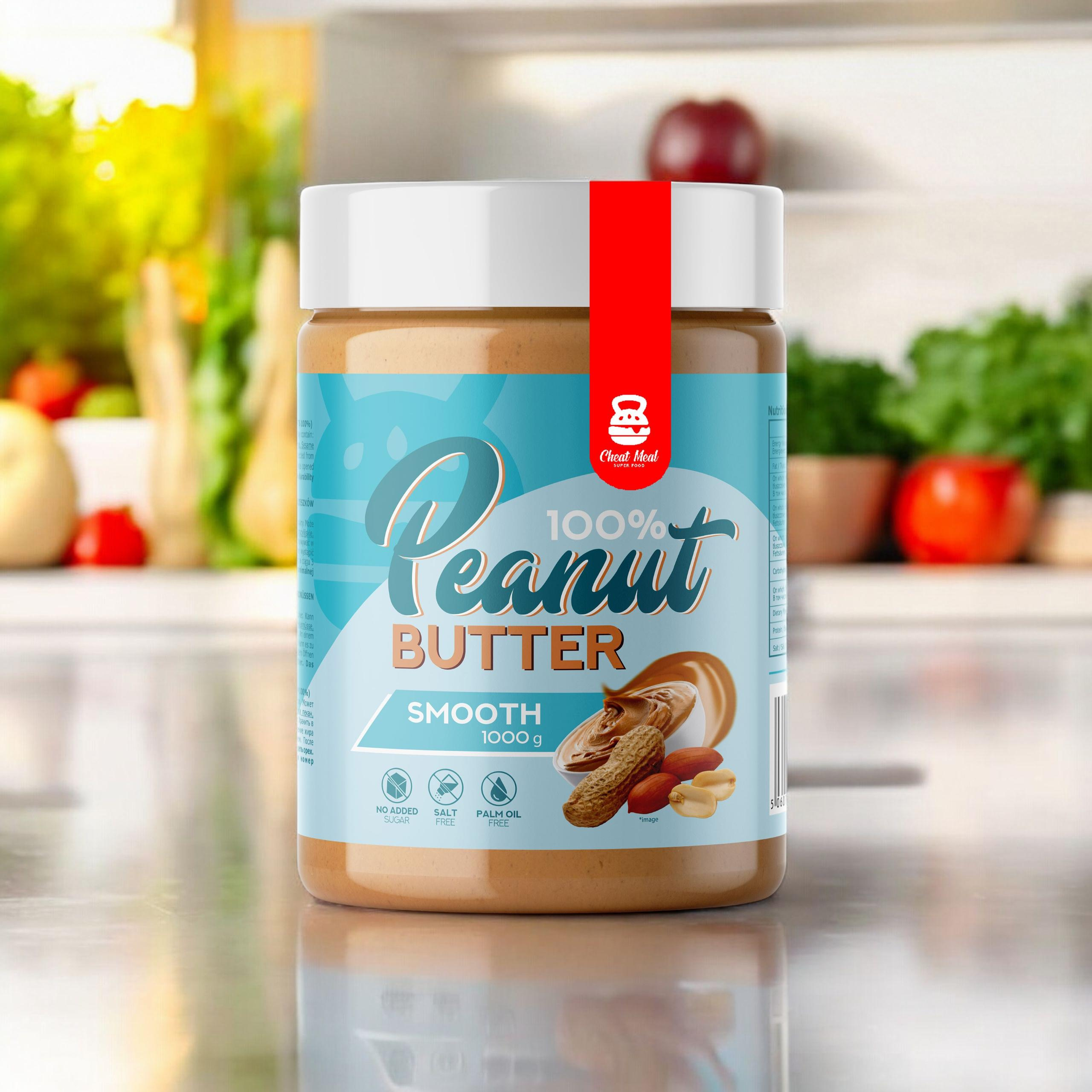 Cheat Meal Nutrition Peanut Cream (Krem Orzechowy) - 2x 1000g - Smooth