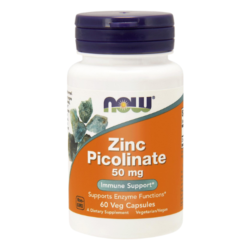 NOW - Zinc Picolinate 50mg - 2x 30vegcaps.