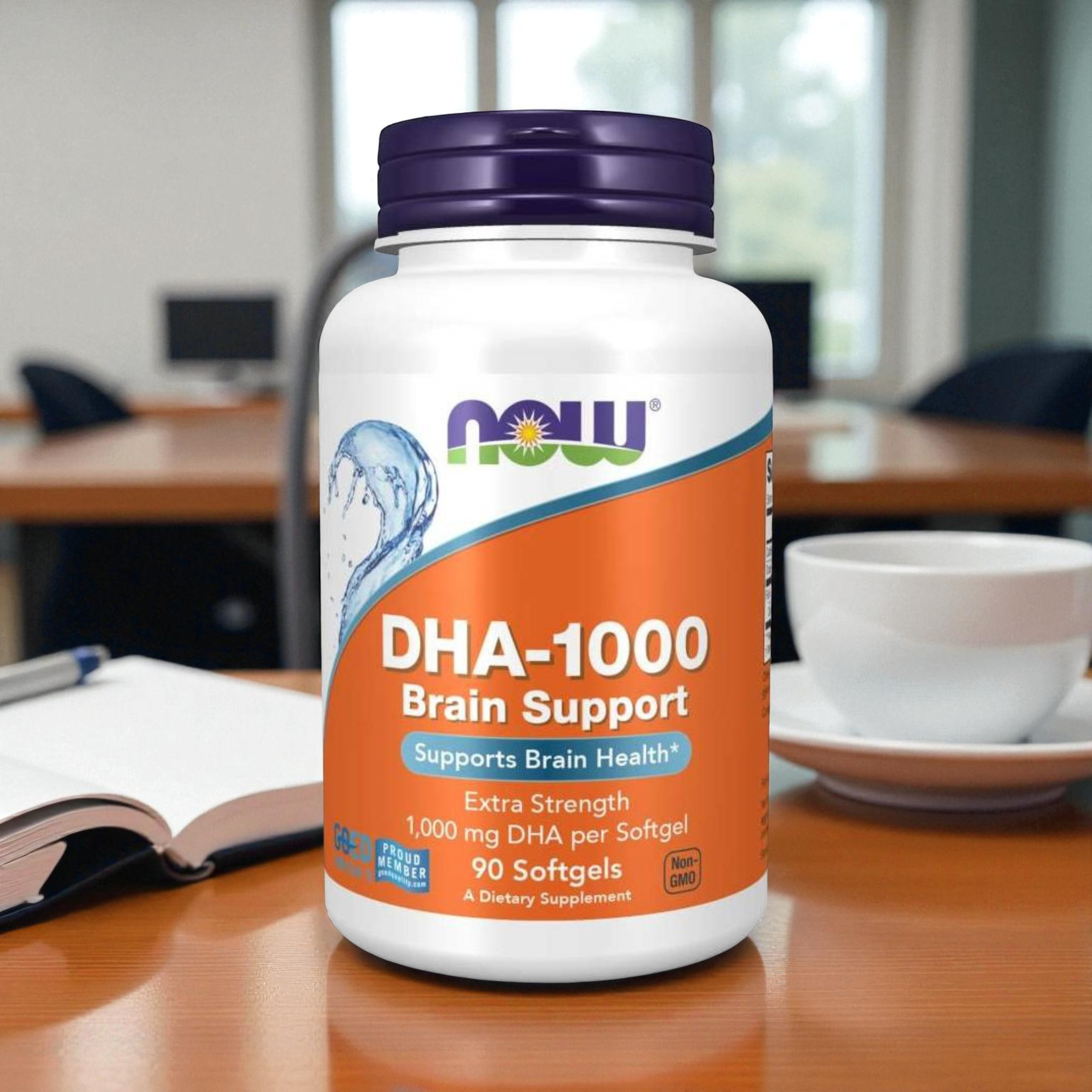 NOW - DHA 1000mg - 2x 90softgels