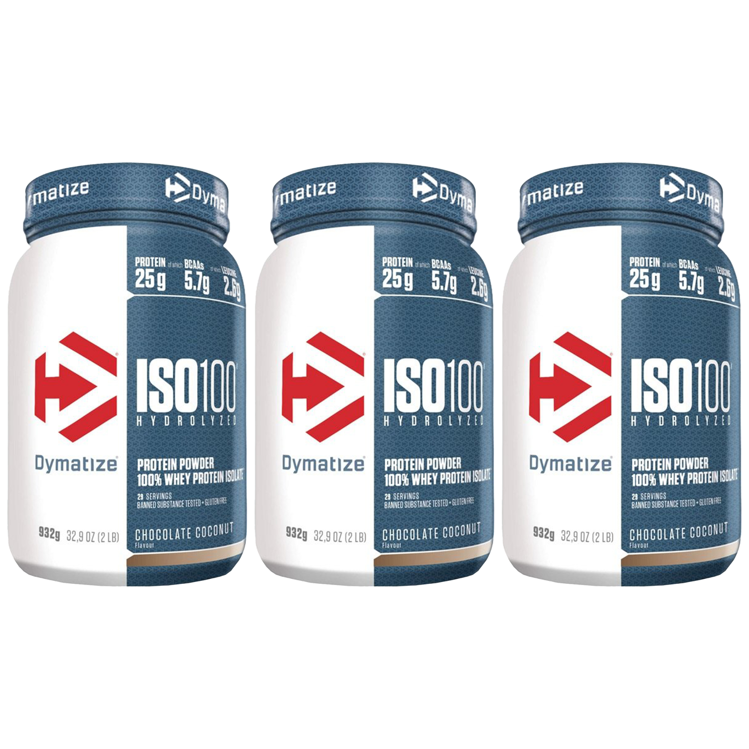 DYMATIZE Iso 100 - 3x 932g