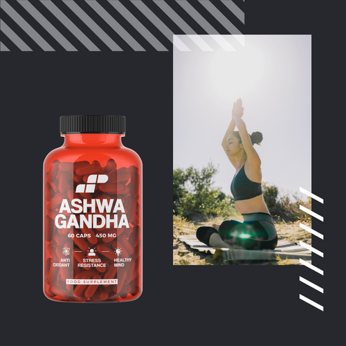 2x MP NUTRITION Ashwagandha 450mg 9% witanolidów - 60 caps