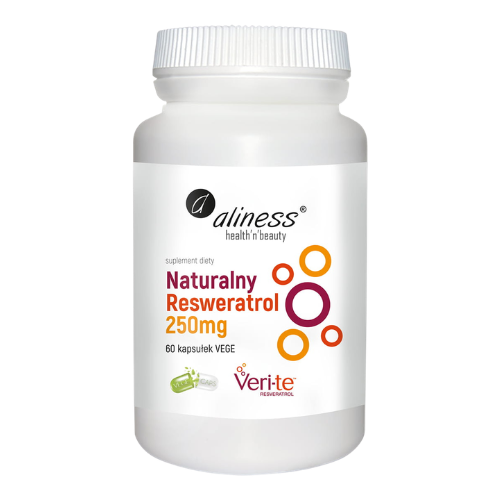 ALINESS - Naturalny Resweratrol 250mg - 60vcaps.