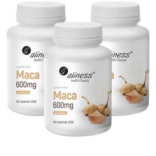 ALINESS - Maca Extract 600mg - 100vtabs. x3