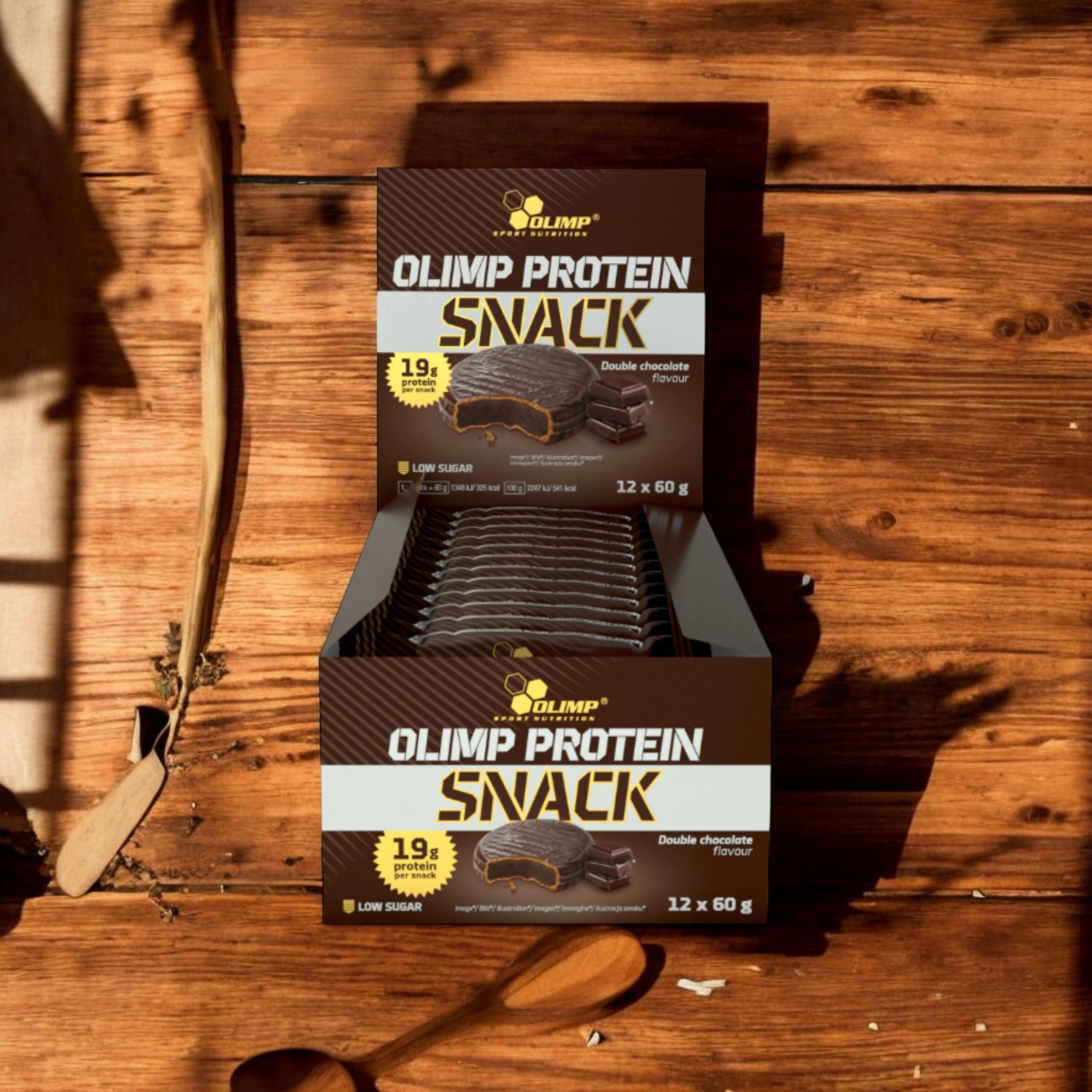 OLIMP Protein Snack - 12x 3x 60g - Double Chocolate