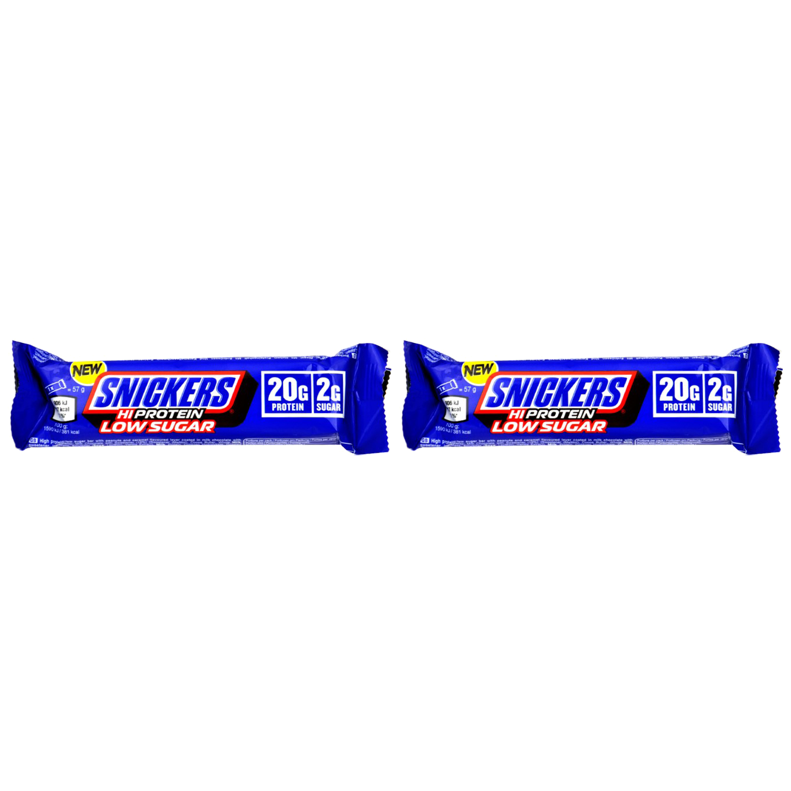 Mars Baton Snickers HIProtein Low Sugar Bar - 2x 57g