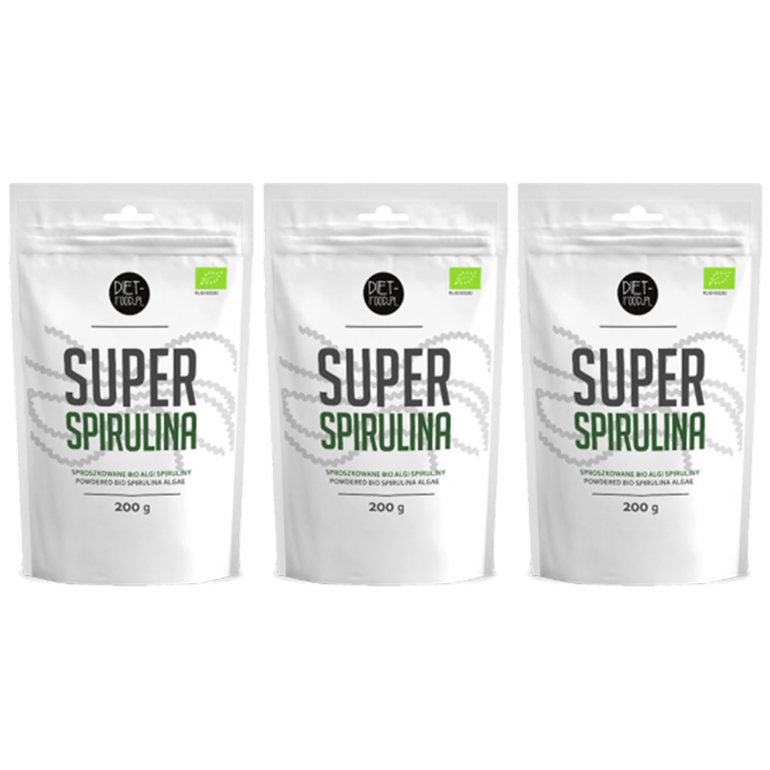 DIET FOOD Bio Spirulina - 3x 200g