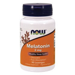 NOW Melatonin 3mg - 90 lozenges