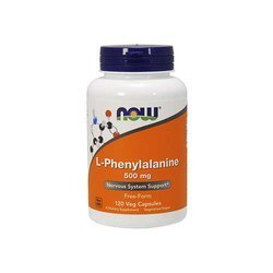 NOW L-Phenylalanine 500mg - 120vcaps - WYPRZEDAŻ - 31-01