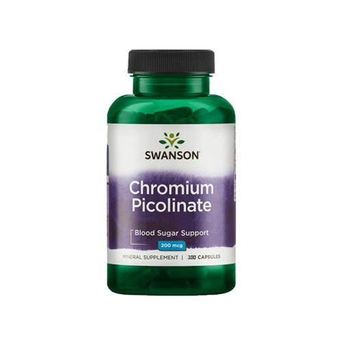 SWANSON Chromium Picolinate 200mcg - 2x 100caps