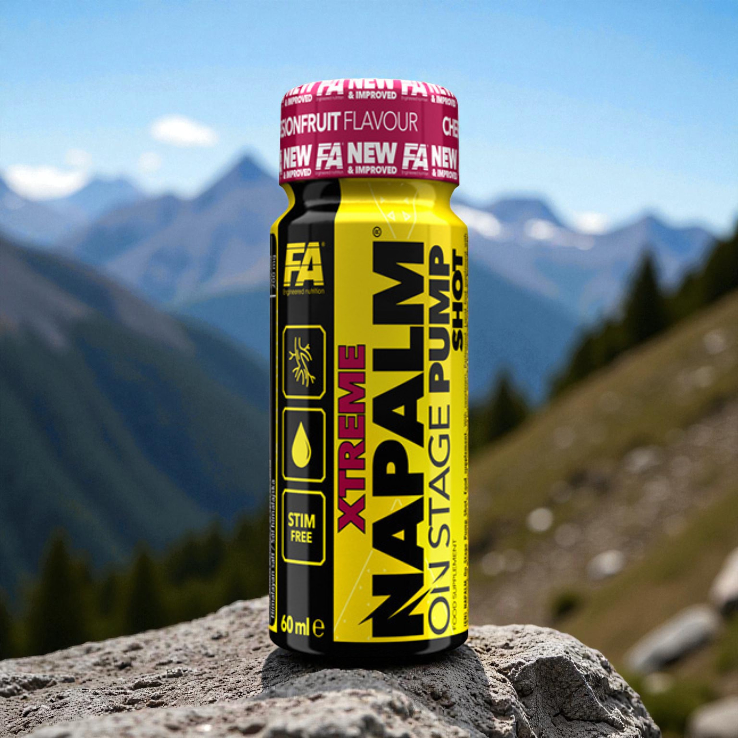 FITNESS AUTHORITY - Xtreme Napalm On Stage SF Shot - 24x 3x 60ml