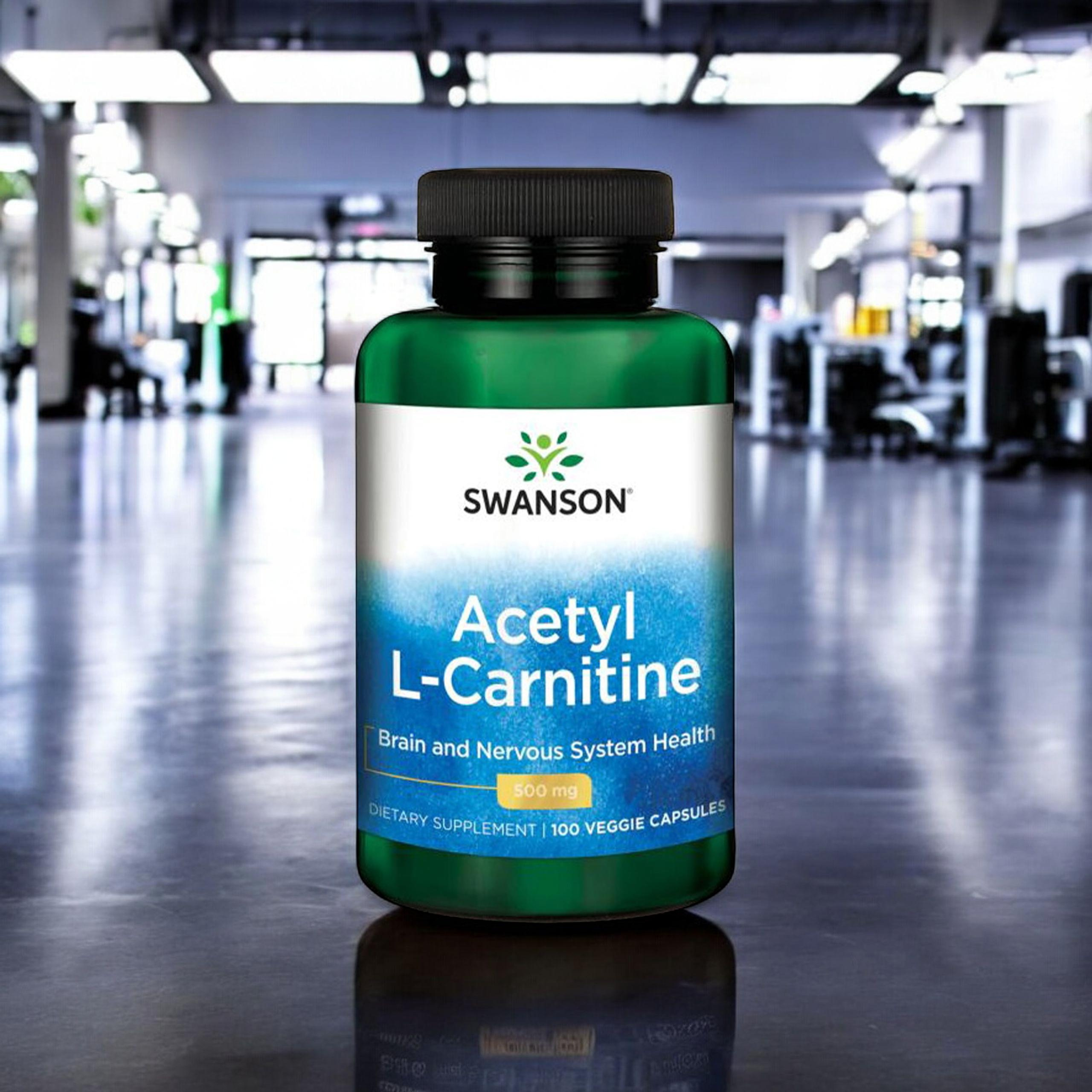 SWANSON Acetyl L-Carnitine 500mg - 2x 100vcaps. - Acetyl L-Karnityna