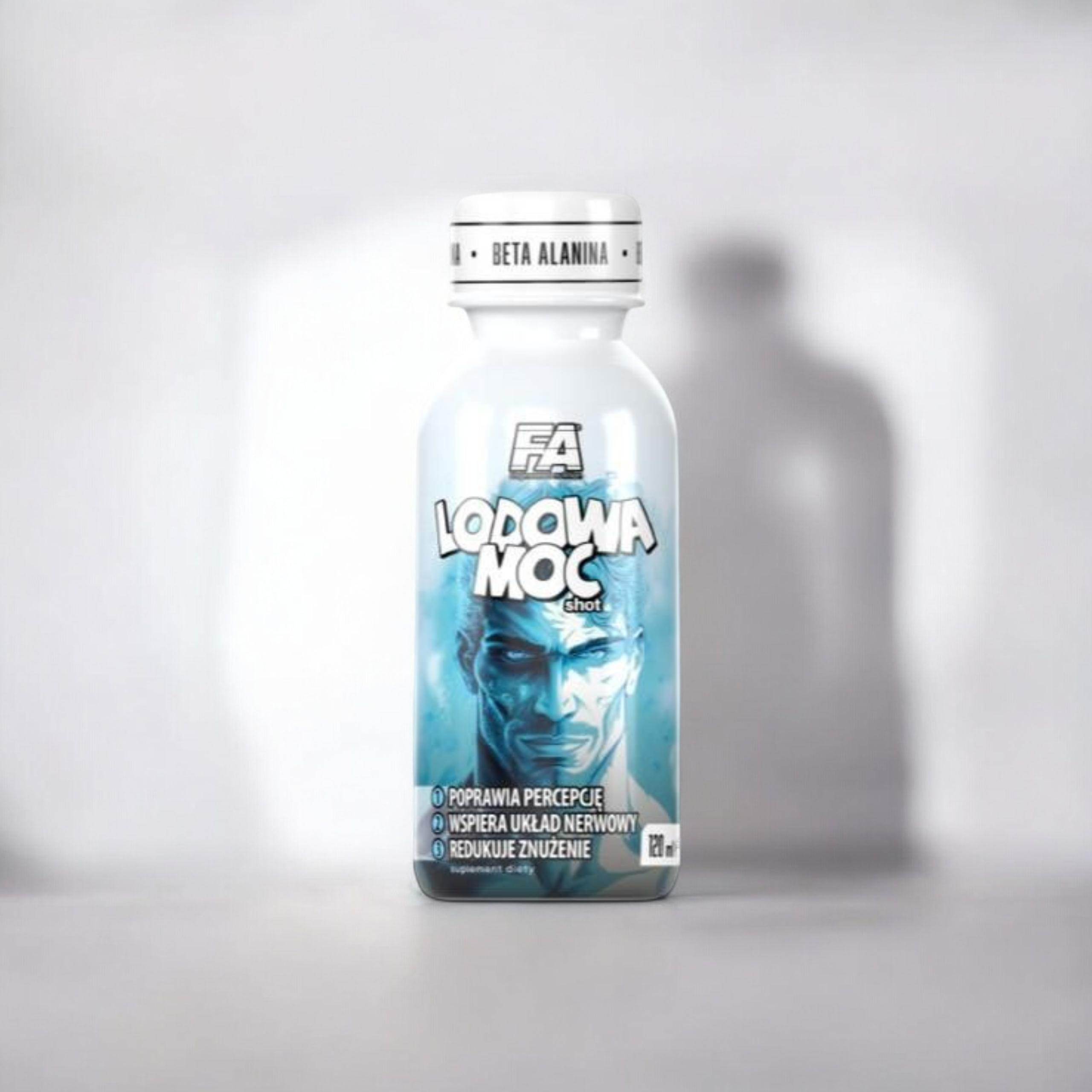 FITNESS AUTHORITY - Lodowa Moc Shot - 12x 120ml - Lemon Ice Tea