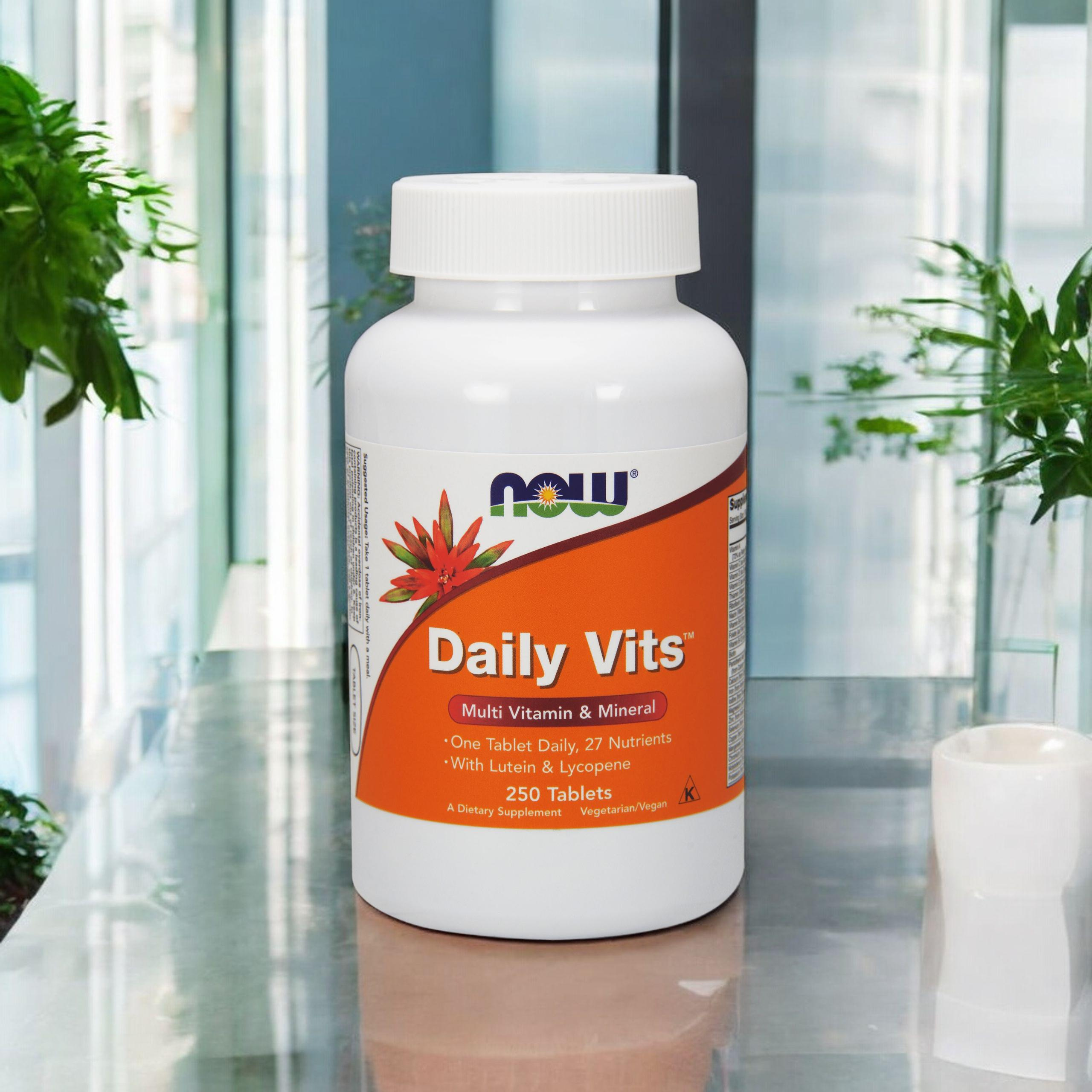 NOW Daily Vits - 2x 250tabs
