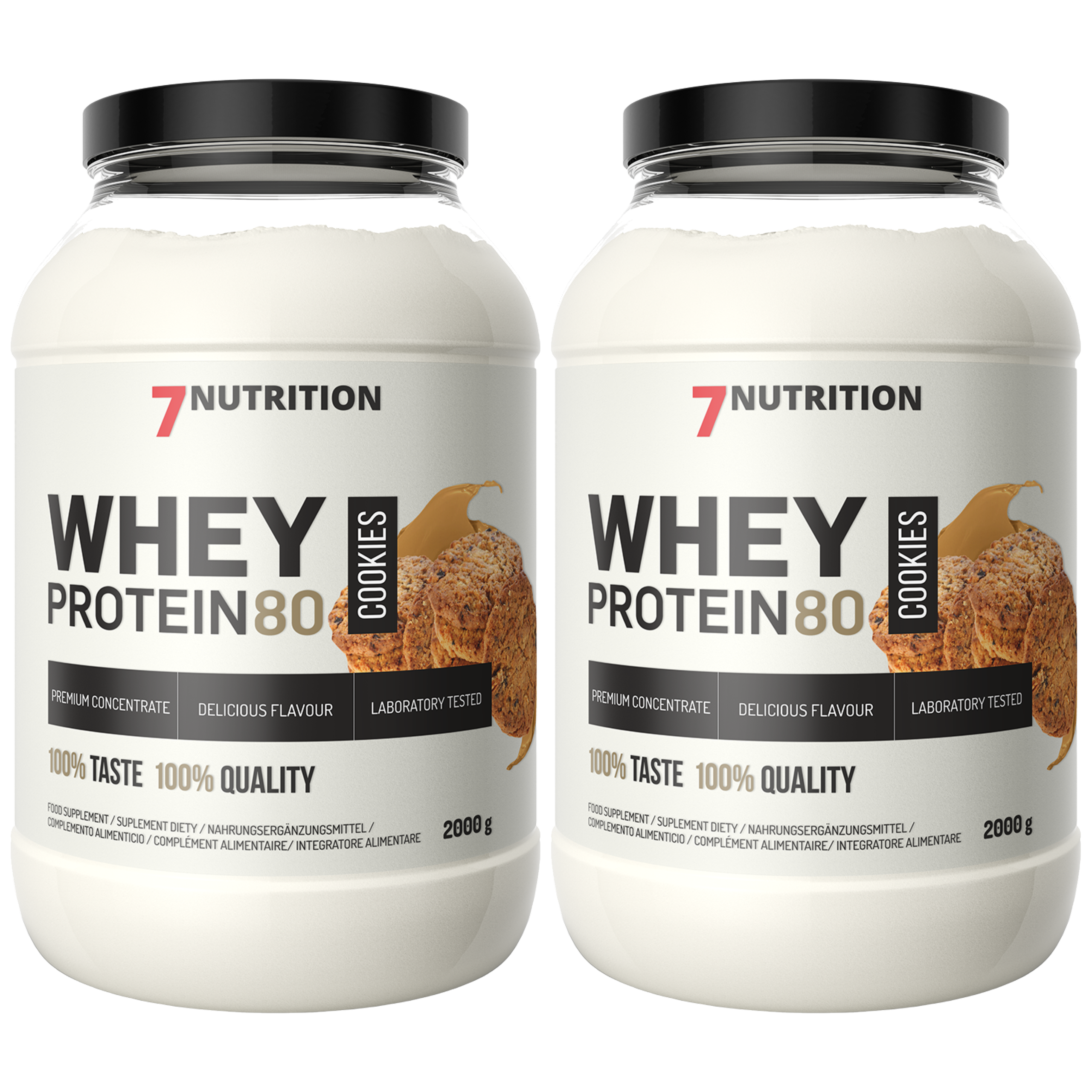 7 NUTRITION Whey Protein 80 - 2x 2000g