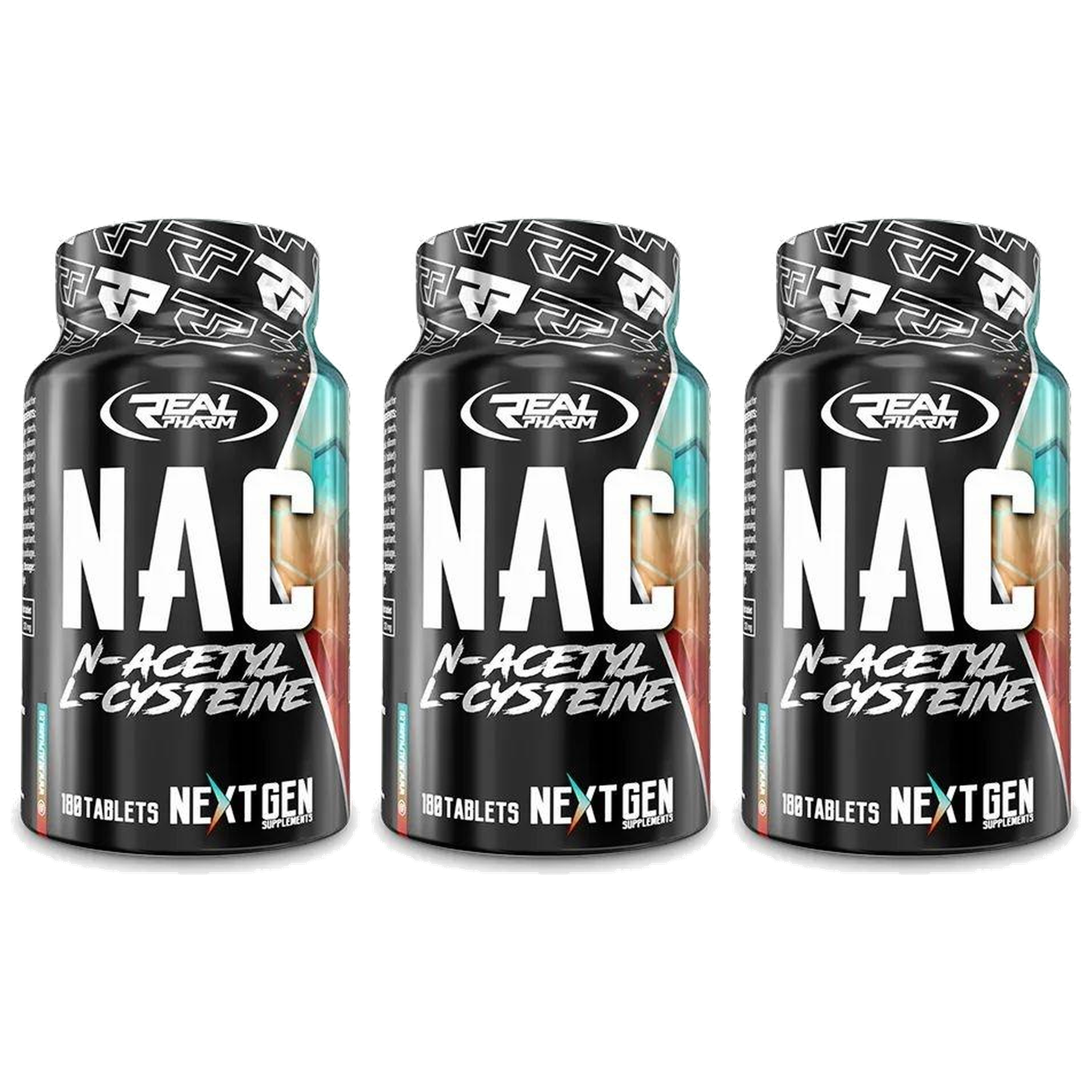 REAL PHARM - NAC 250mg - 3x 180tabs.